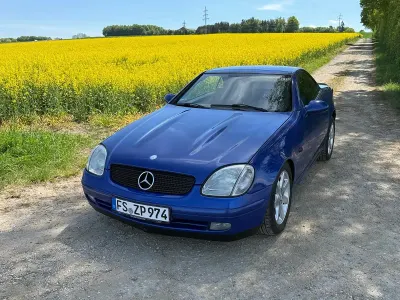 Używany Mercedes SLK230 193 KM (141 kW) 1999 Niebieski Kabriolet