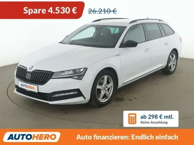 Gebraucht Skoda Superb SportLine 190 PS (139 kW) 2020 Weiß Kombi
