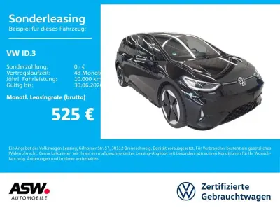 Gebraucht VW ID.3 GTX 210 kW (286 PS) 2025 Grenadillschwarz metallic Kleinwagen