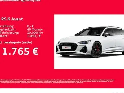 Nowe Audi RS6 Ambiente 600 KM (441 kW) 2026 Biały Kombi