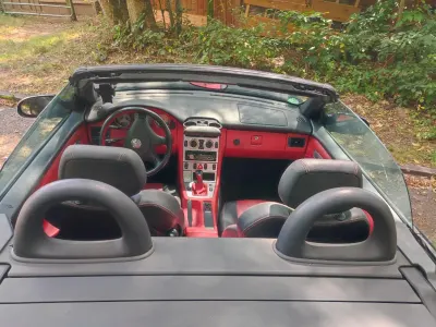 Gebraucht Mercedes SLK200 163 PS (119 kW) 2001 Schwarz Cabrio