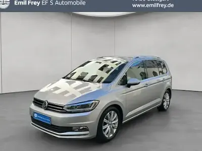 Gebraucht VW Touran Highline 180 PS (132 kW) 2017 Silber Van / Kleinbus