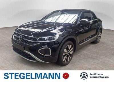 Deep black perleffekt Gebraucht 2025 VW T-Roc Cabriolet Goal Cabrio | 25.590 € (Guter Preis)