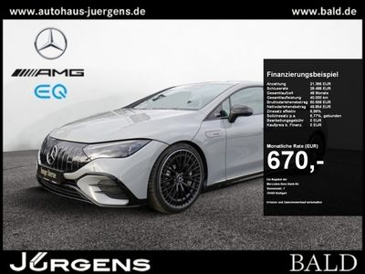 gebraucht Mercedes EQE AMG 43 Alpingrau Burm3D Night 21