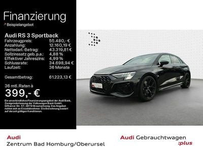 Gebraucht Audi RS3 Sport 400 PS (294 kW) 2023 Mythosschwarz metallic Limousine
