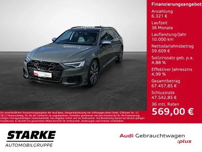 Usata Audi S6 Ambiente 344 CV (253 kW) 2022 Verde Station wagon