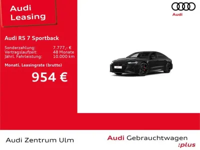 Gebraucht Audi RS7 Sportback Ambiente 600 PS (441 kW) 2023 Mythosschwarz metallic Kleinwagen
