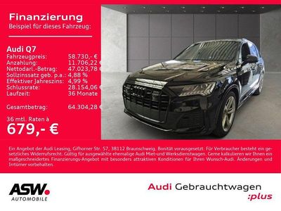 Gebraucht Audi Q7 S-Line 286 PS (210 kW) 2023 Mythosschwarz metallic SUV