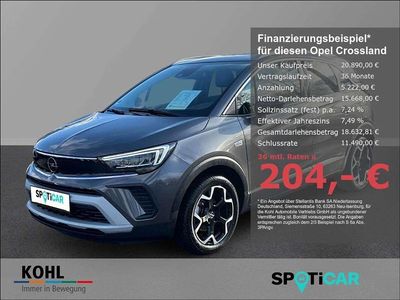 Metallic) (grau Gebraucht 2024 Opel Crossland Elegance SUV | 20.890 € (Fairer Preis)