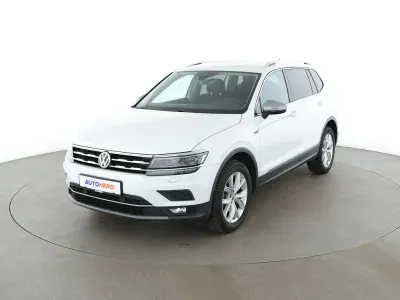 Gebraucht VW Tiguan Allspace Highline 150 PS (110 kW) 2021 Weiß SUV