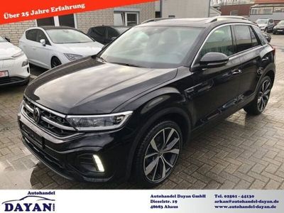 gebraucht VW T-Roc 2.0 TDI DSG R Line Pano IQ Light Black 5J