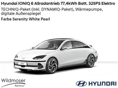 gebraucht Hyundai Ioniq 6 ⚡ Allradantrieb 77,4kWh Batt. 325PS Elektro ⌛ Sofort verfügbar! ✔️ mit 3 Zusatz-Paketen