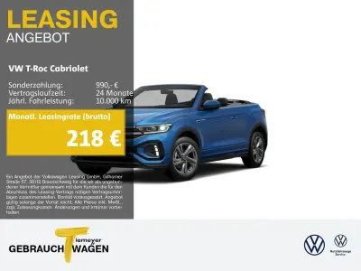 Gebraucht VW T-Roc Cabriolet R-line 150 PS (110 kW) 2025 Blau Cabrio