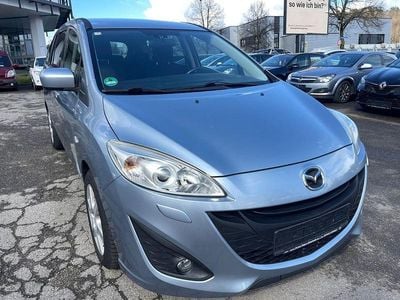 Gebraucht Mazda 5 Center-Line 116 PS (85 kW) 2010 Blau Van / Kleinbus
