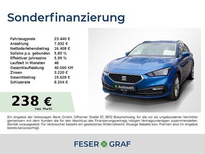 Usata Seat Leon ST Style 150 CV (110 kW) 2025 Blu Station wagon