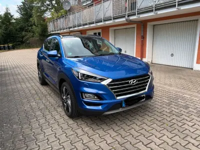 Gebraucht Hyundai Tucson Premium 185 PS (136 kW) 2019 Blau SUV