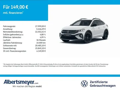 Brugt VW Taigo R-line 116 HK (85 kW) 2025 Hvid SUV