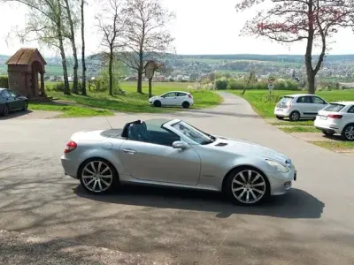Brugt Mercedes SLK200 163 HK (119 kW) 2005 Sølv Cabriolet