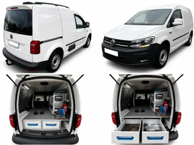 Gebraucht VW Caddy 102 PS (75 kW) 2018 Weiß Van / Kleinbus