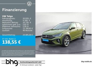 Gebraucht VW Taigo R-line 150 PS (110 kW) 2023 Grün SUV