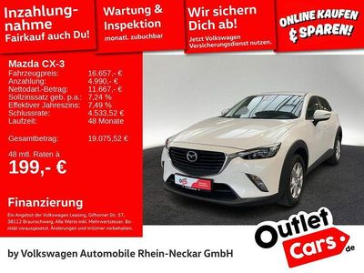 Gebraucht Mazda CX-3 Exclusive-Line 120 PS (88 kW) 2017 Weiß SUV