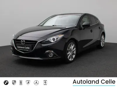 Brugt Mazda 3 Sports-Line 120 HK (88 kW) 2016 Sort Sedan