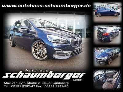 Gebraucht BMW 218 Active Tourer Luxury Line 150 PS (110 kW) 2019 Blau Van / Kleinbus