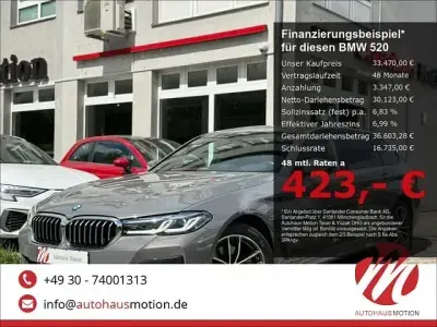 Gebraucht BMW 520 M Sport 190 PS (139 kW) 2021 Berninagrau bernsteineffekt me Kombi