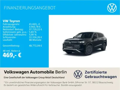 Gebraucht VW Tayron Elegance 150 PS (110 kW) 2025 Schwarz SUV