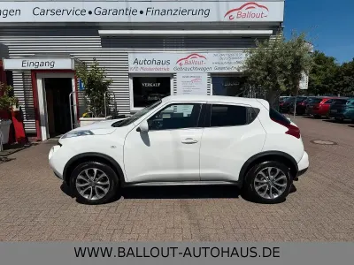 Używany Nissan Juke Tekna 117 KM (86 kW) 2013 Biały SUV