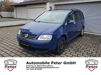 Gebraucht VW Touran Conceptline 102 PS (75 kW) 2005 Blau Van / Kleinbus