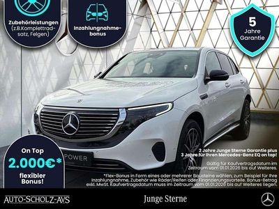 Gebraucht Mercedes EQC400 300 kW (408 PS) 2022 Designo diamantweiß bright SUV