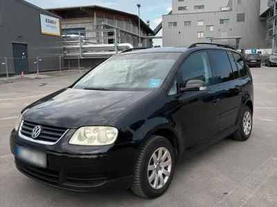 Gebraucht VW Touran 115 PS (84 kW) 2003 Schwarz Van / Kleinbus