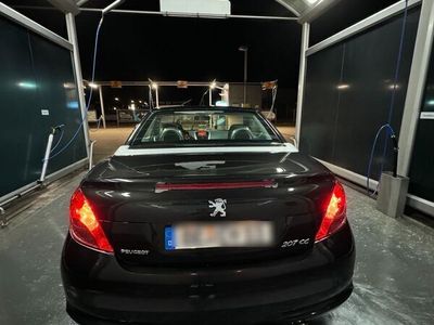 gebraucht Peugeot 207 CC Cabrio mattschwarz