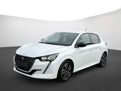 Gebraucht Peugeot 208 Allure 102 PS (75 kW) 2023 Lack weiss banquise/typ aussenverkleidung spiegel flach standard Kleinwagen