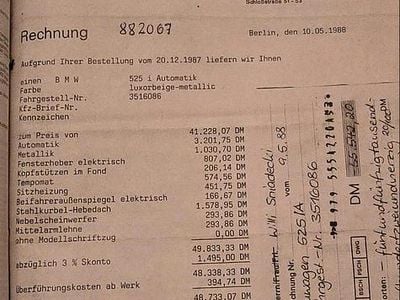 Gebraucht BMW 525 170 PS (125 kW) 1988 Beige Limousine