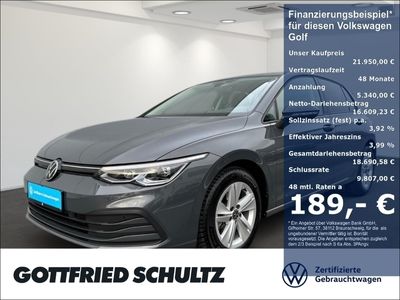 gebraucht VW Golf VIII Lim. 1.5TSI NAVI LED PDC CONNECT 5J.GARA Life