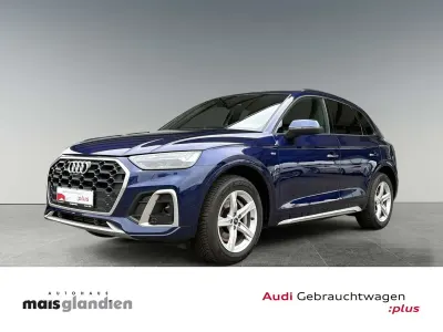 Gebraucht Audi Q5 S-Line 367 PS (269 kW) 2022 Navarrablau metallic SUV