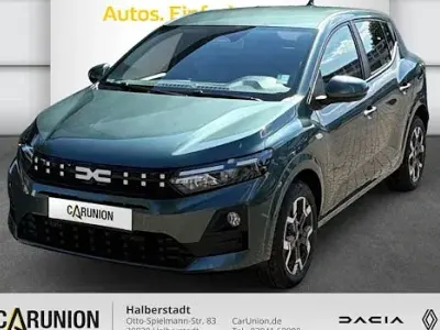 Neu Dacia Sandero Journey 101 PS (74 kW) 2026 Grün Limousine