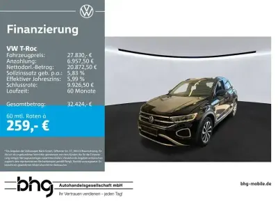 Gebraucht VW T-Roc Style 150 PS (110 kW) 2023 Schwarz SUV