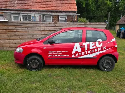 Gebraucht VW Fox 45 PS (33 kW) 2004 Rot Kleinwagen
