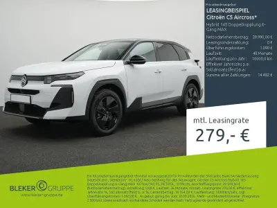 Neu Citroën C5 Aircross 145 PS (106 kW) 2026 Okenit weiß metallic SUV