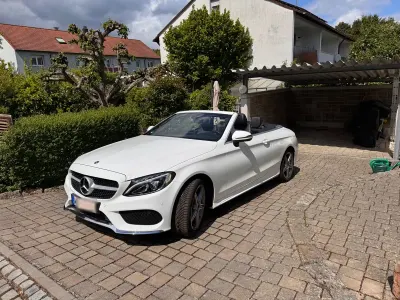 Gebraucht Mercedes C180 AMG Edition 1 156 PS (114 kW) 2018 Weiß Cabrio