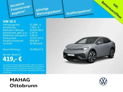 Gebraucht VW ID.5 Pro Performance 150 kW (204 PS) 2023 Grau SUV
