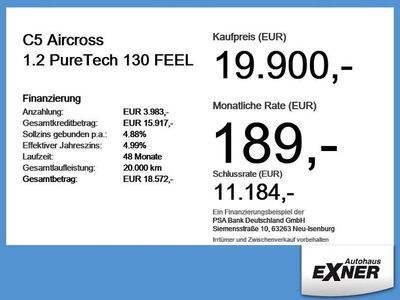 Usata Citroën C5 Aircross Feel 131 CV (96 kW) 2024 Bianco SUV