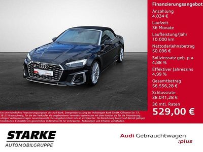 Gebraucht Audi S5 Cabriolet Ambiente 354 PS (260 kW) 2024 Mythosschwarz metallic Cabrio