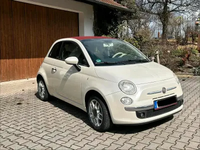 Gebraucht Fiat 500 86 PS (63 kW) 2010 Weiß Cabrio