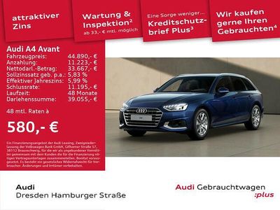 Gebraucht Audi A4 Advanced Plus 150 PS (110 kW) 2024 Navarrablau metallic Kombi