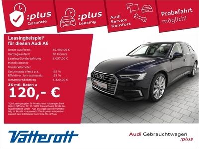 gebraucht Audi A6 Avant 45 TFSI design Leder ACC Matrix AHK Memory