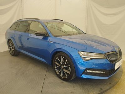 Gebraucht Skoda Superb SportLine 150 PS (110 kW) 2023 Blau Kombi